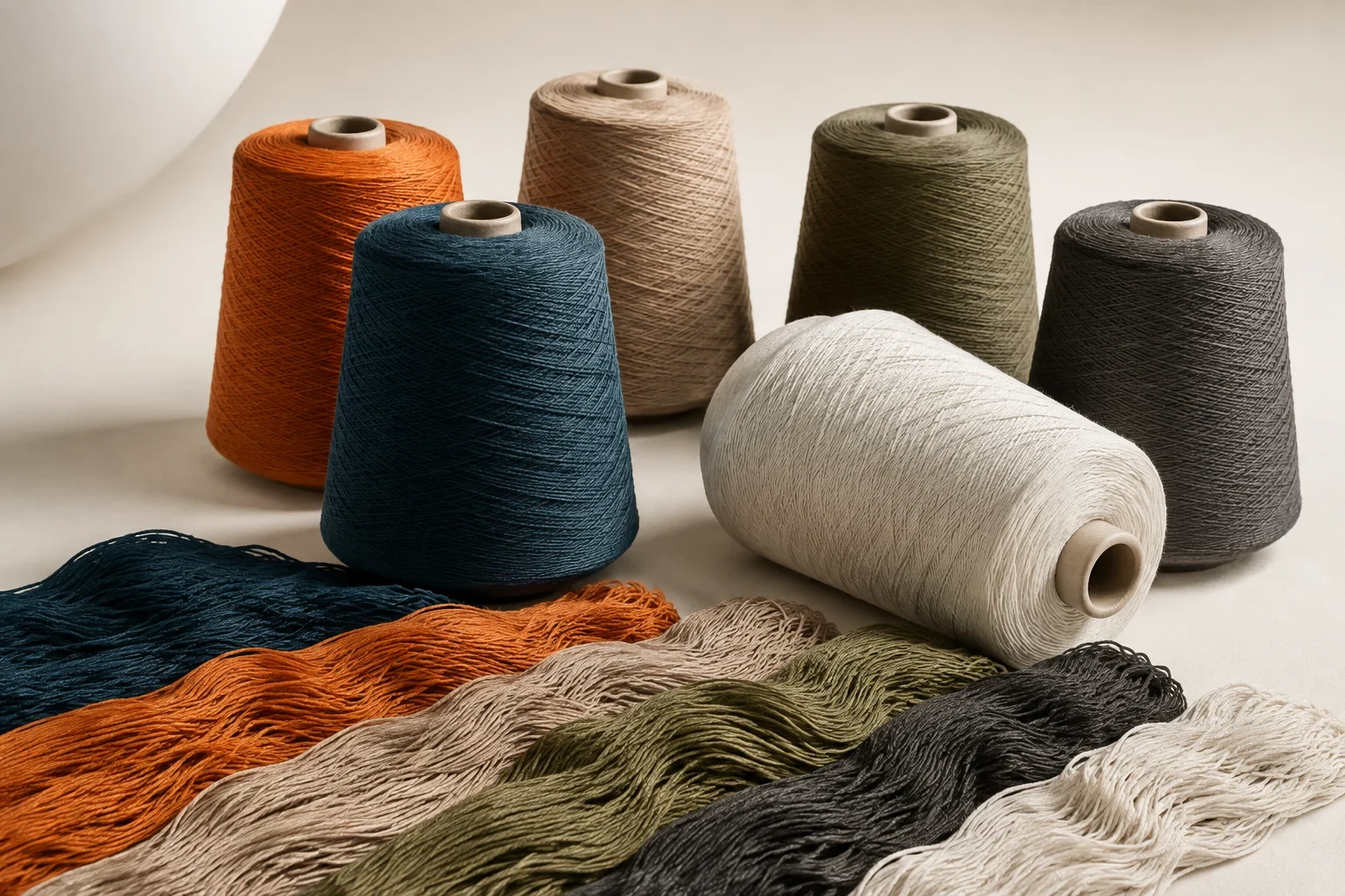 Polyester yarn collection produced by Turktex